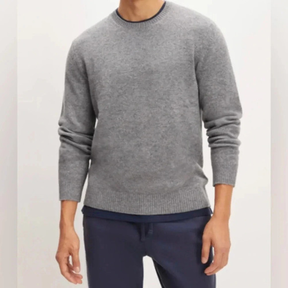 Everlane Sweater Men’s XXL Gray Wool Yak Crewneck Academia - Picture 1 of 9